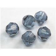 Swarovski Crystal 5000 Round Denim Blue 10mm 