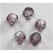 Swarovski Crystal 5000 Round Antique Pink 6mm 