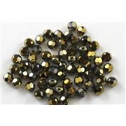 Swarovski Crystal 5000 Round Dorado x 2 4mm 