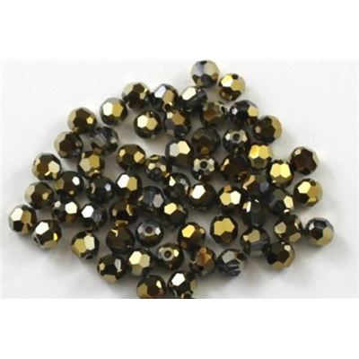 Swarovski Crystal 5000 Round Dorado x 2 4mm 