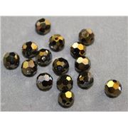 Swarovski Crystal 5000 Round Dorado 6mm 