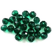 Swarovski Crystal 5000 Round Emerald 6mm 