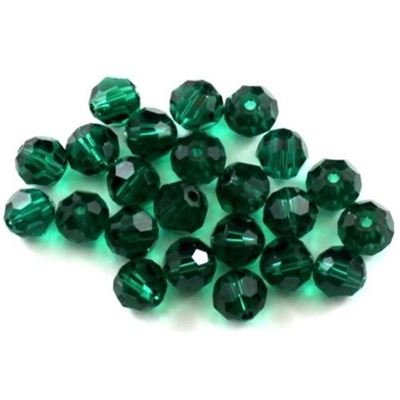 Swarovski Crystal 5000 Round Emerald 6mm 