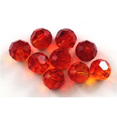 Swarovski Crystal 5000 Round Fire Opal 8mm 