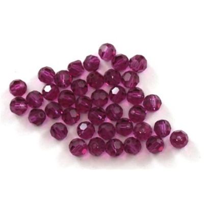 Swarovski Crystal 5000 Round Fuchsia 4mm 