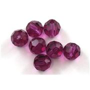 Swarovski Crystal 5000 Round Fuchsia 8mm 