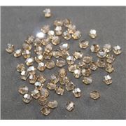 Swarovski Crystal 5000 Round Golden Shadow 3mm 