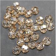 Swarovski Crystal 5000 Round Golden Shadow 6mm 