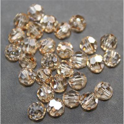 Swarovski Crystal 5000 Round Golden Shadow 6mm 