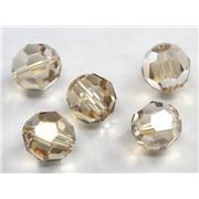 Swarovski Crystal 5000 Round Golden Shadow 12mm 