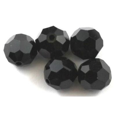 Swarovski Crystal 5000 Round Jet 10mm 