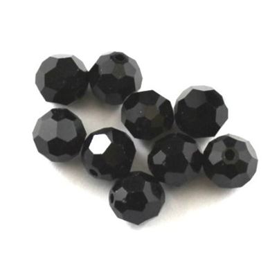 Swarovski Crystal 5000 Round Jet 8mm 