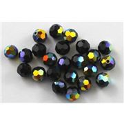 Swarovski Crystal 5000 Round Jet AB 5mm 
