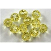 Swarovski Crystal 5000 Round Jonquil 8mm 