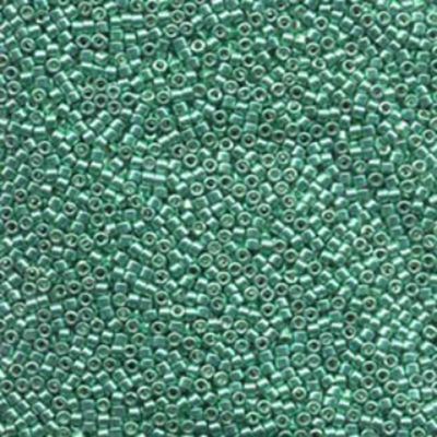 Delica DBR 426 Galvanized Dyed Light Green Metallic Galvanized 11/0 - Minimum 3g