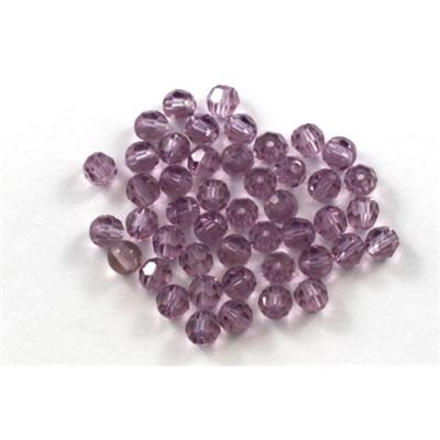 Swarovski Crystal 5000 Round Light Amethyst 4mm 