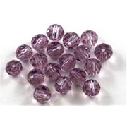 Swarovski Crystal 5000 Round Light Amethyst 6mm 