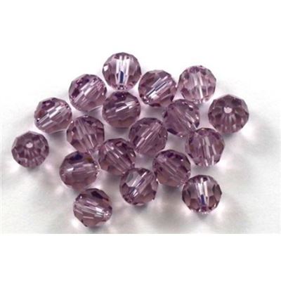 Swarovski Crystal 5000 Round Light Amethyst 6mm 