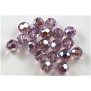Swarovski Crystal 5000 Round Light Amethyst AB 6mm 