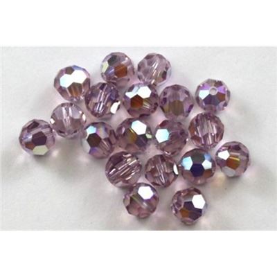 Swarovski Crystal 5000 Round Light Amethyst AB 6mm 