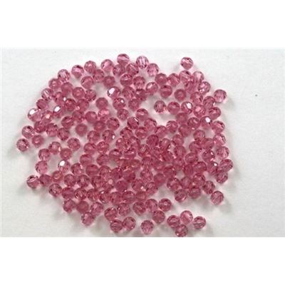 Swarovski Crystal 5000 Round Light Rose 3mm 