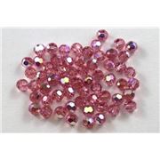 Swarovski Crystal 5000 Round Light Rose AB 4mm 