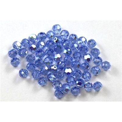 Swarovski Crystal 5000 Round Light Sapphire AB 4mm 