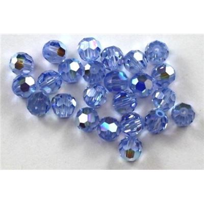 Swarovski Crystal 5000 Round Light Sapphire AB 5mm 