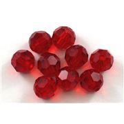 Swarovski Crystal 5000 Round Light Siam 8mm 