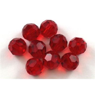 Swarovski Crystal 5000 Round Light Siam 8mm 