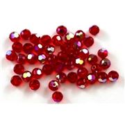 Swarovski Crystal 5000 Round Light Siam AB 4mm 