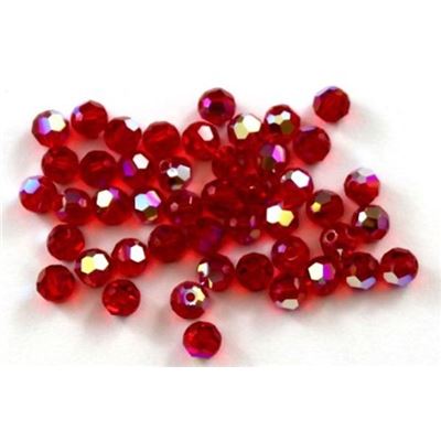 Swarovski Crystal 5000 Round Light Siam AB 4mm 