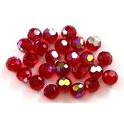 Swarovski Crystal 5000 Round Light Siam AB 6mm 