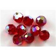 Swarovski Crystal 5000 Round Light Siam AB 8mm 