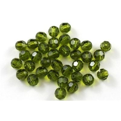 Swarovski Crystal 5000 Round Olive 5mm 