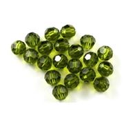 Swarovski Crystal 5000 Round Olive 6mm 