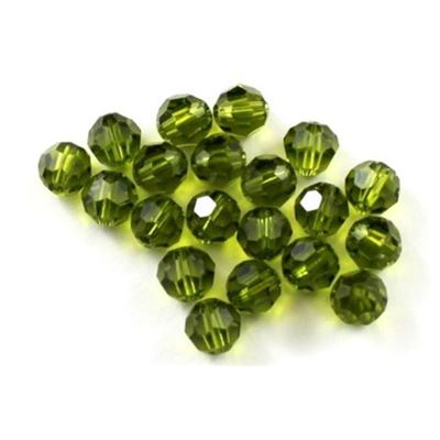 Swarovski Crystal 5000 Round Olive 6mm 