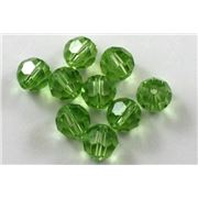 Swarovski Crystal 5000 Round Peridot 8mm 