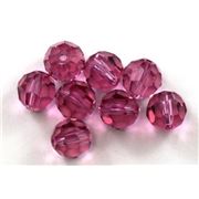 Swarovski Crystal 5000 Round Rose 8mm 