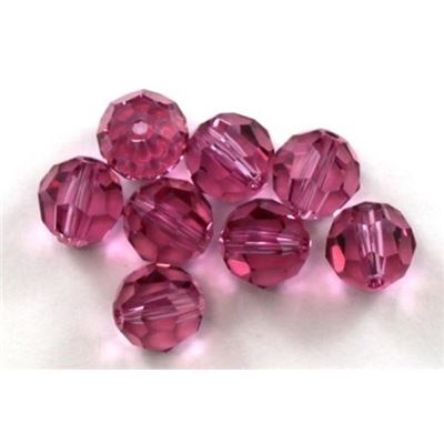Swarovski Crystal 5000 Round Rose 8mm 
