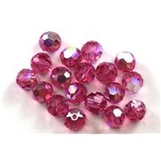Swarovski Crystal 5000 Round Rose AB 6mm 