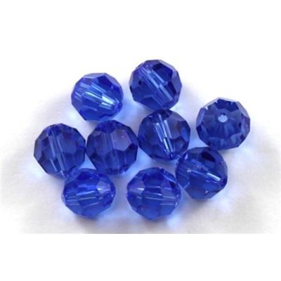 Swarovski Crystal 5000 Round Sapphire 8mm 