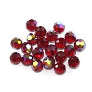 Swarovski Crystal 5000 Round Siam AB 6mm 