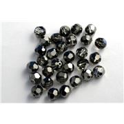 Swarovski Crystal 5000 Round Silver Night 4mm 