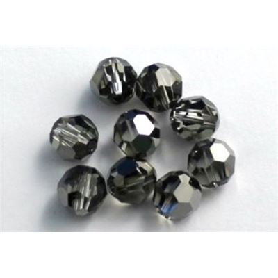 Swarovski Crystal 5000 Round Silver Night 8mm 