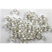 Swarovski Crystal 5000 Round Silver Shade 4mm 