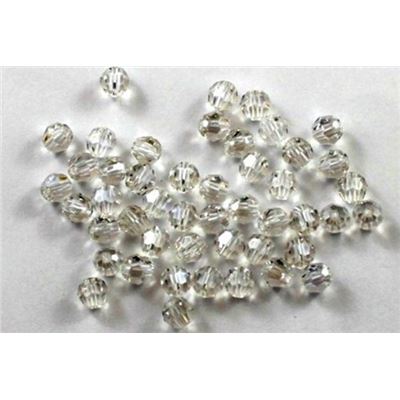 Swarovski Crystal 5000 Round Silver Shade 4mm 