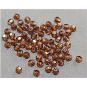 Swarovski Crystal 5000 Round Smokey Topaz 3mm 
