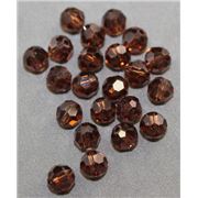 Swarovski Crystal 5000 Round Smokey Topaz 5mm 