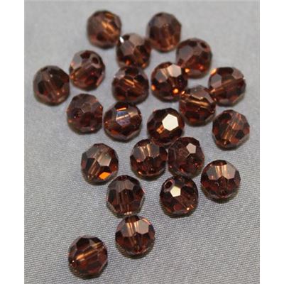 Swarovski Crystal 5000 Round Smokey Topaz 5mm 